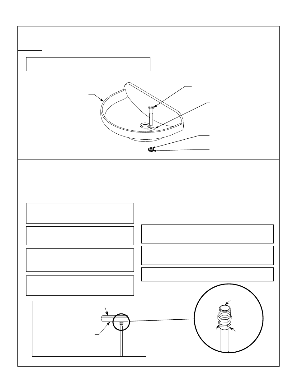 Installation de l’ergot de drain dans la cuvette | Bradley Brand Furniture TBD3103 User Manual | Page 31 / 70