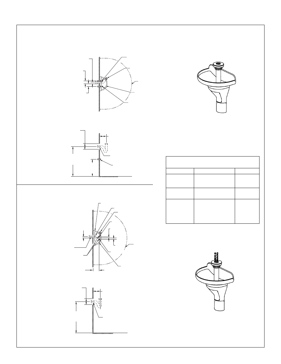 Desagüe tipo a, Desagüe tipo o, Figura 2 | Figura 3 | Bradley Brand Furniture TBD3103 User Manual | Page 52 / 70