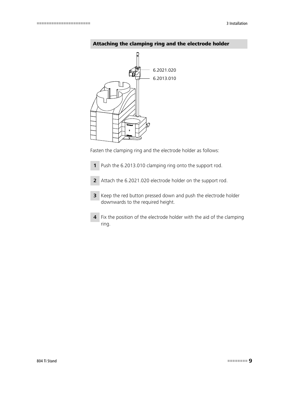 Metrohm 804 TI Stand User Manual | Page 17 / 27