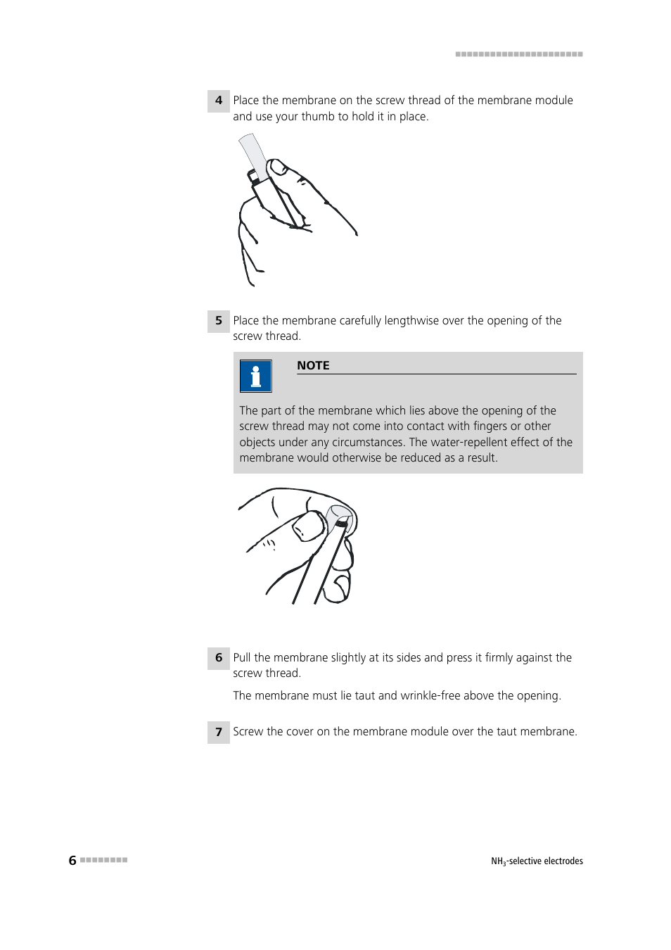 Metrohm NH3-selective electrodes User Manual | Page 12 / 25