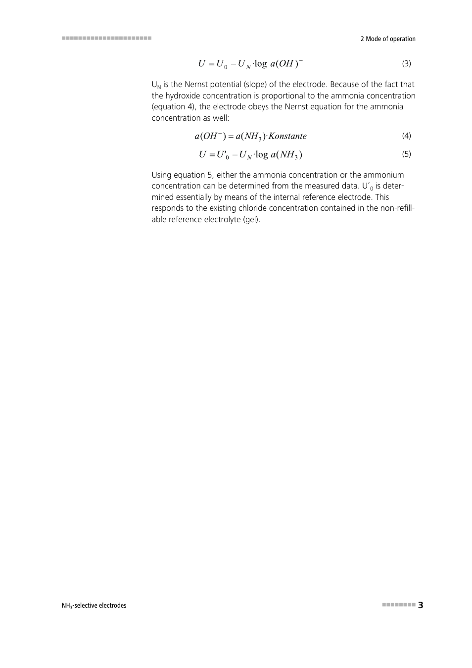 Metrohm NH3-selective electrodes User Manual | Page 9 / 25