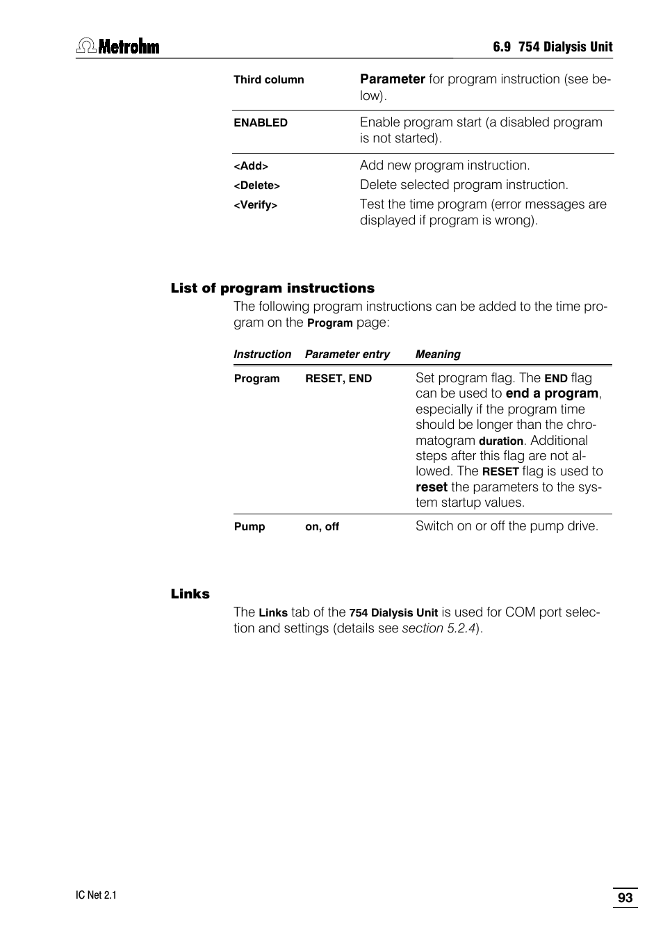 Metrohm IC Net 2.1 User Manual | Page 101 / 228