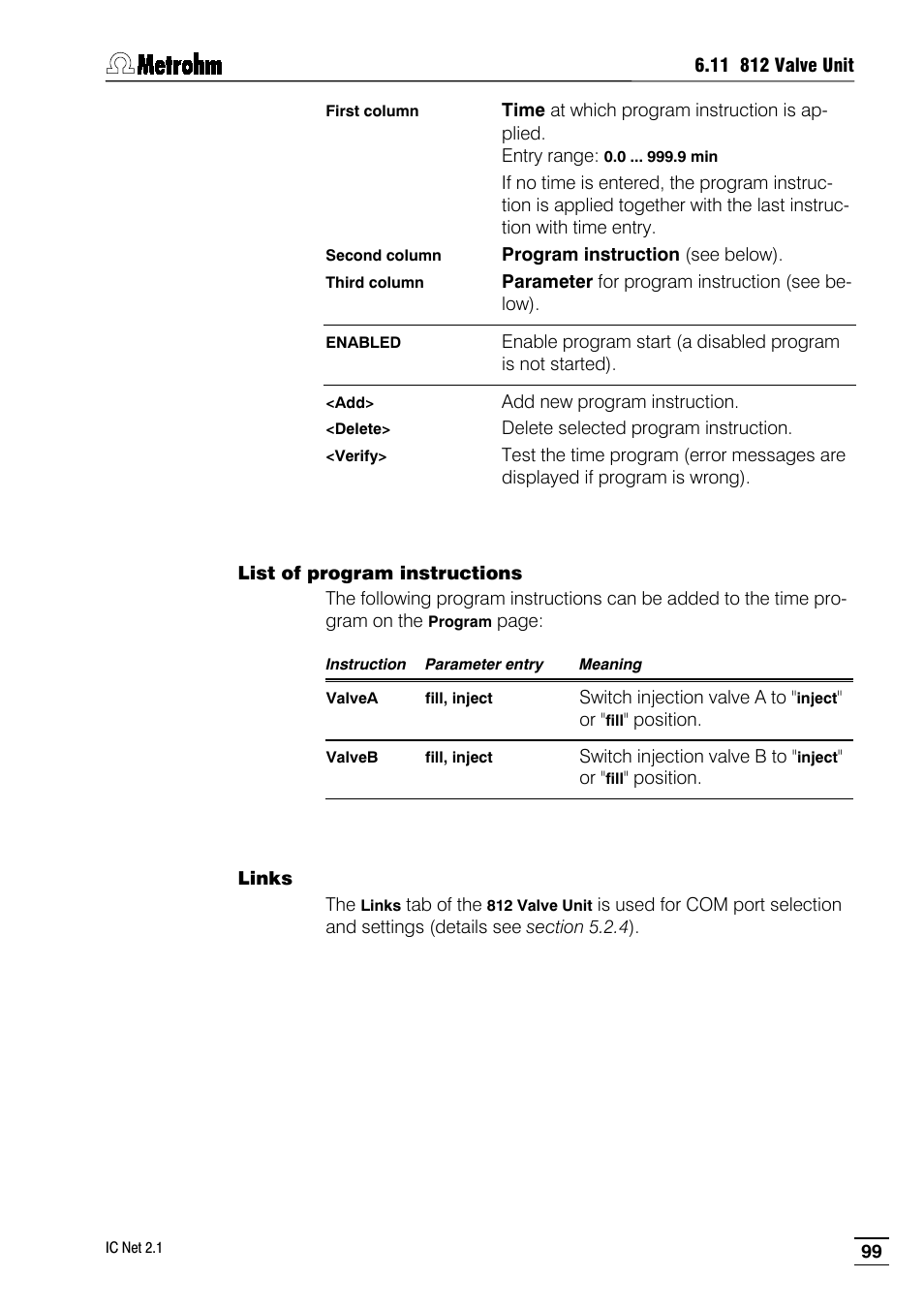 Metrohm IC Net 2.1 User Manual | Page 107 / 228