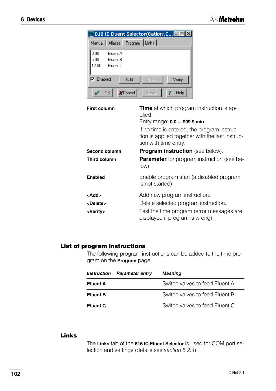 Metrohm IC Net 2.1 User Manual | Page 110 / 228