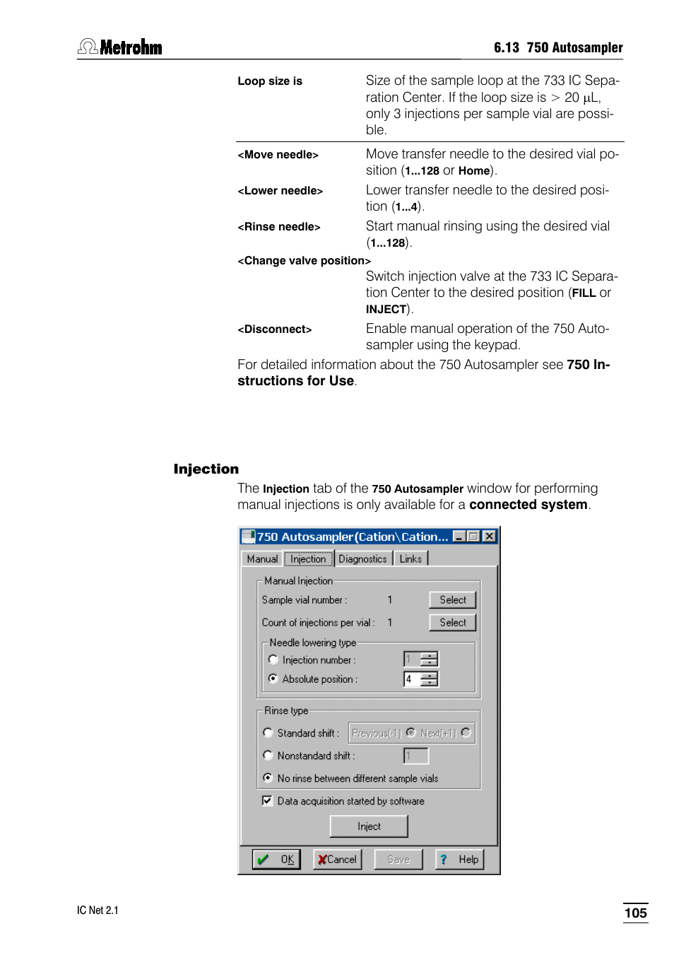 Metrohm IC Net 2.1 User Manual | Page 113 / 228