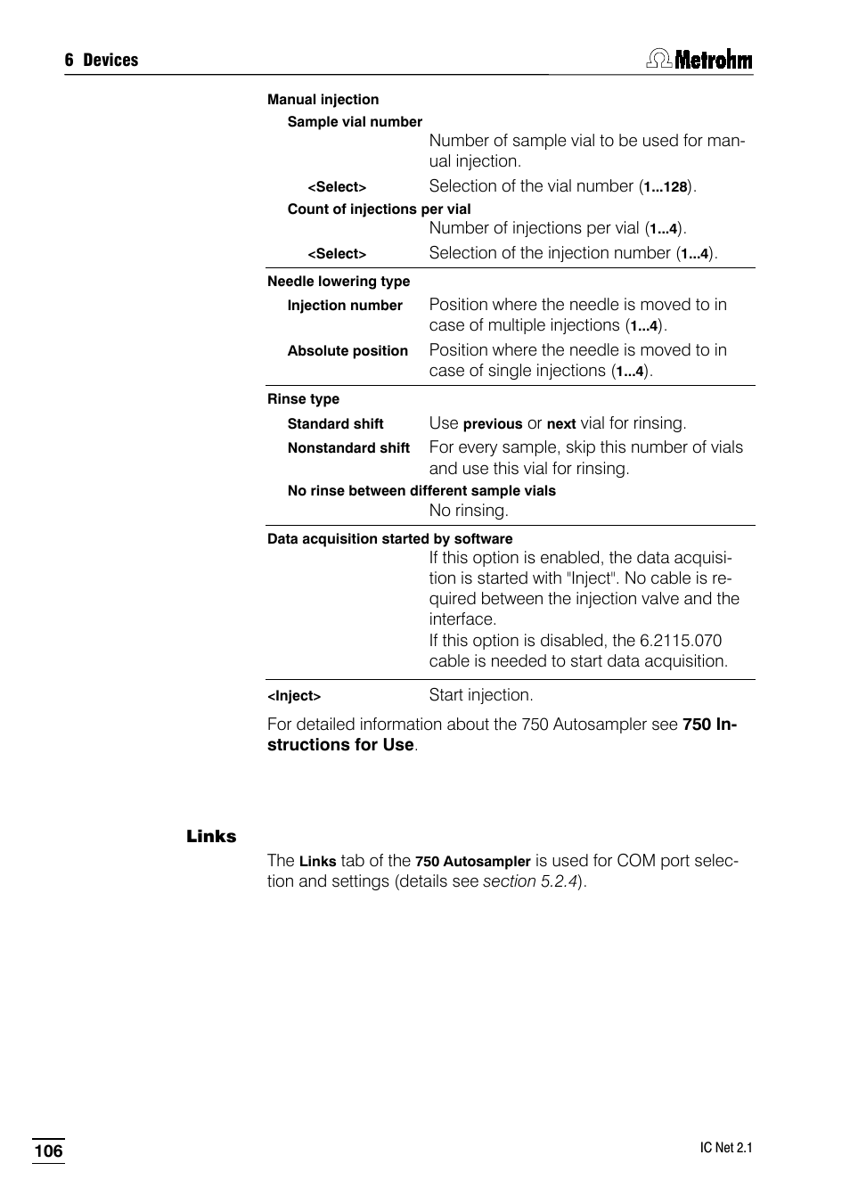 Metrohm IC Net 2.1 User Manual | Page 114 / 228