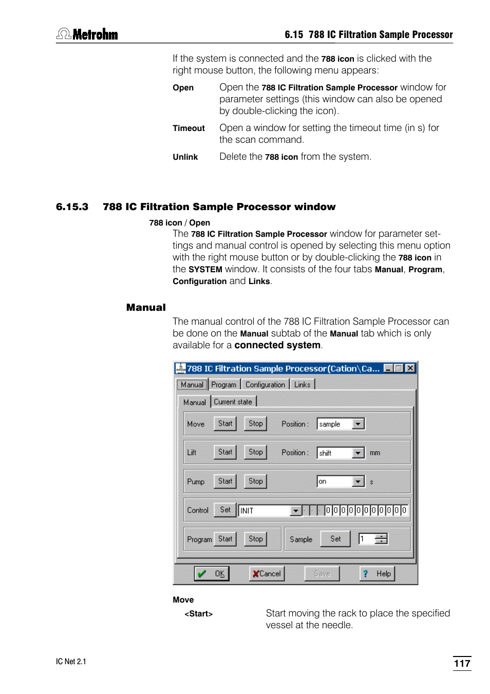 3 788 ic filtration sample processor window | Metrohm IC Net 2.1 User Manual | Page 125 / 228
