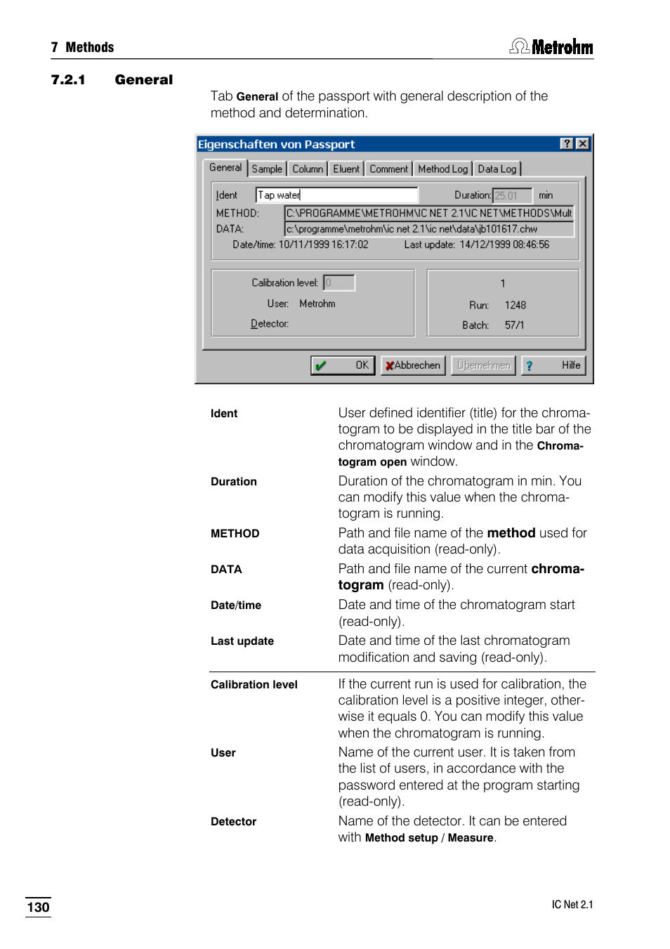 1 general | Metrohm IC Net 2.1 User Manual | Page 138 / 228