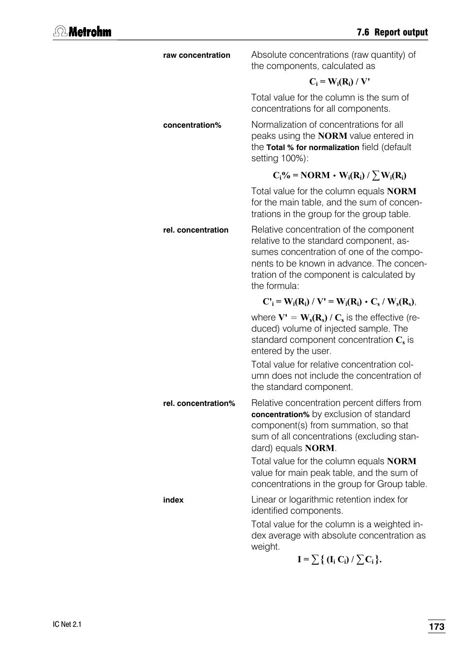 Metrohm IC Net 2.1 User Manual | Page 181 / 228