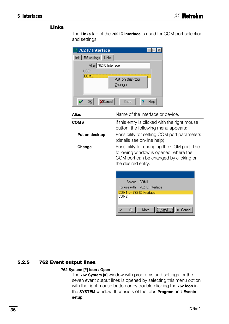 5 762 event output lines | Metrohm IC Net 2.1 User Manual | Page 44 / 228