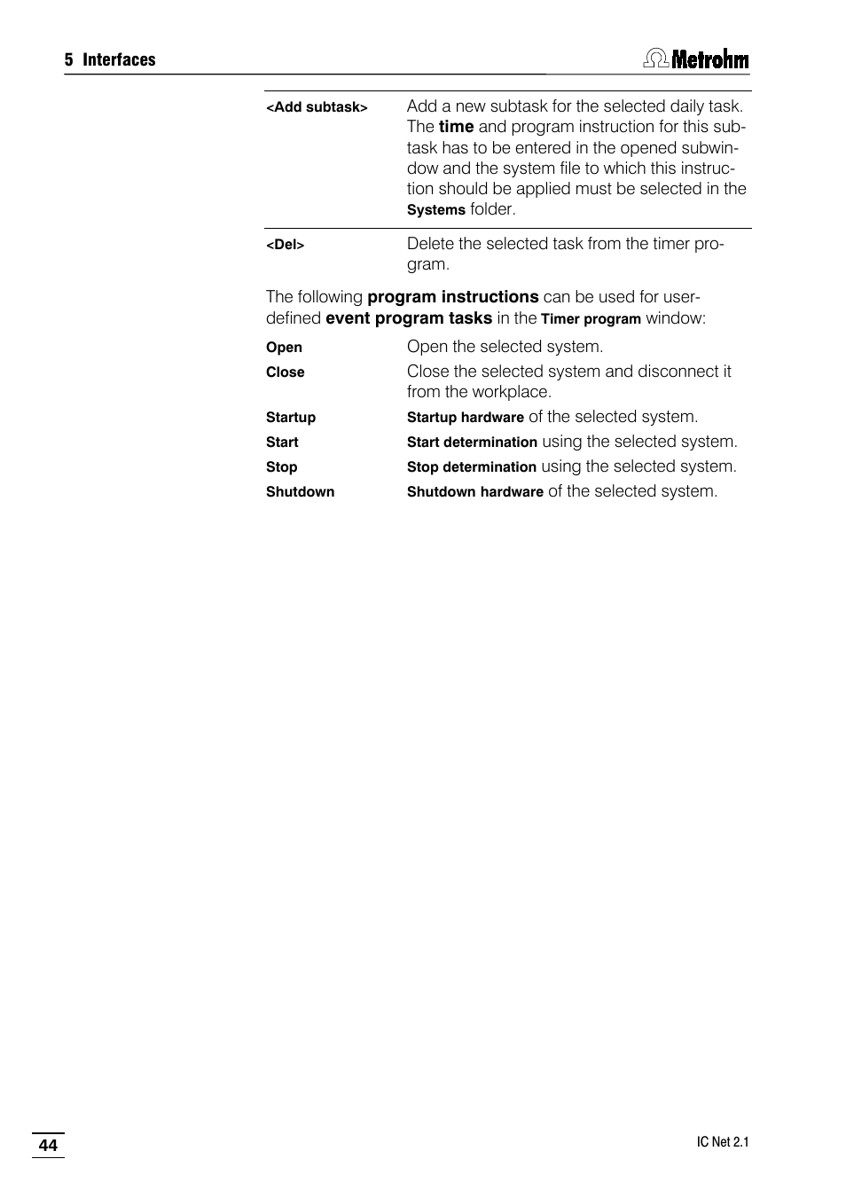Metrohm IC Net 2.1 User Manual | Page 52 / 228