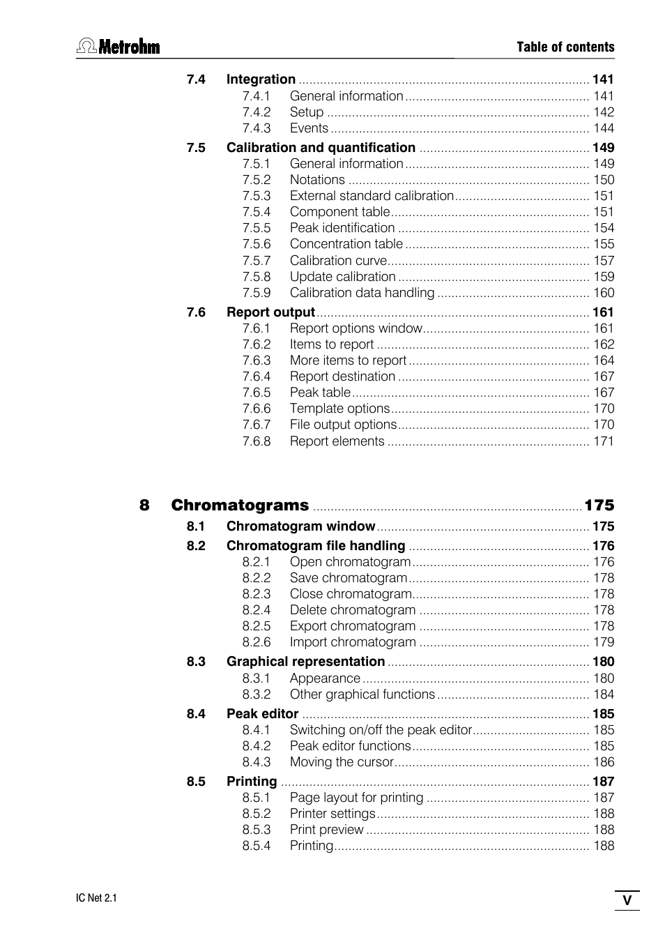 Metrohm IC Net 2.1 User Manual | Page 7 / 228