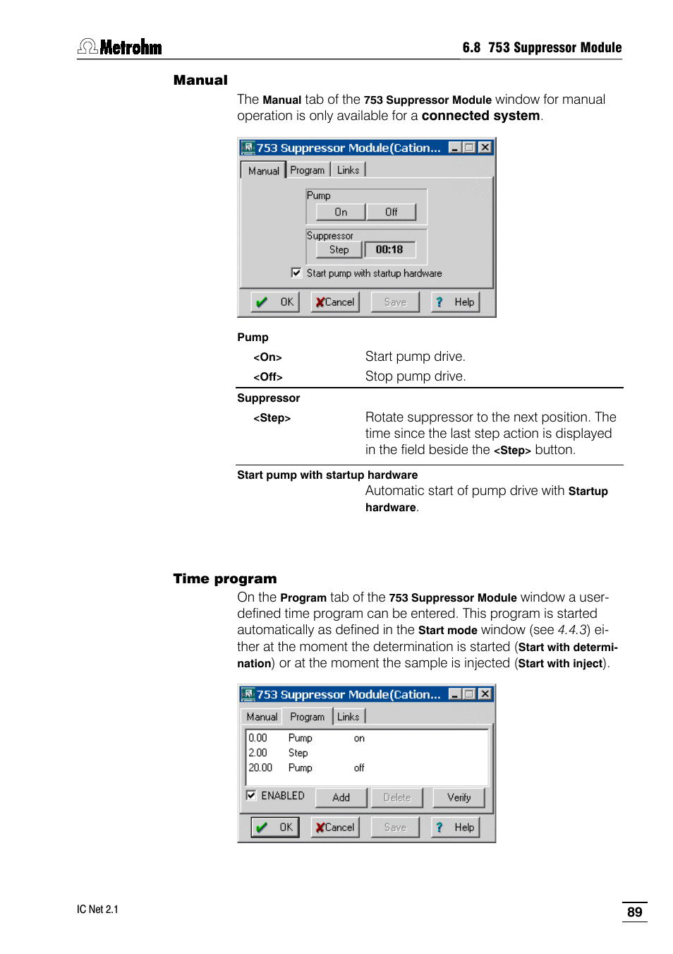 Metrohm IC Net 2.1 User Manual | Page 97 / 228