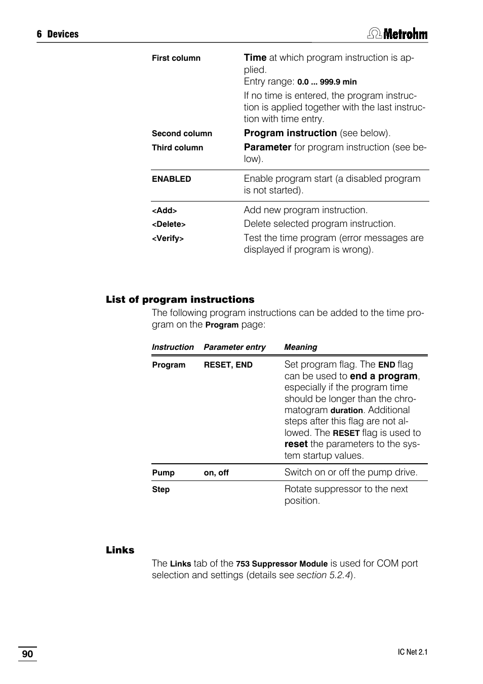 Metrohm IC Net 2.1 User Manual | Page 98 / 228