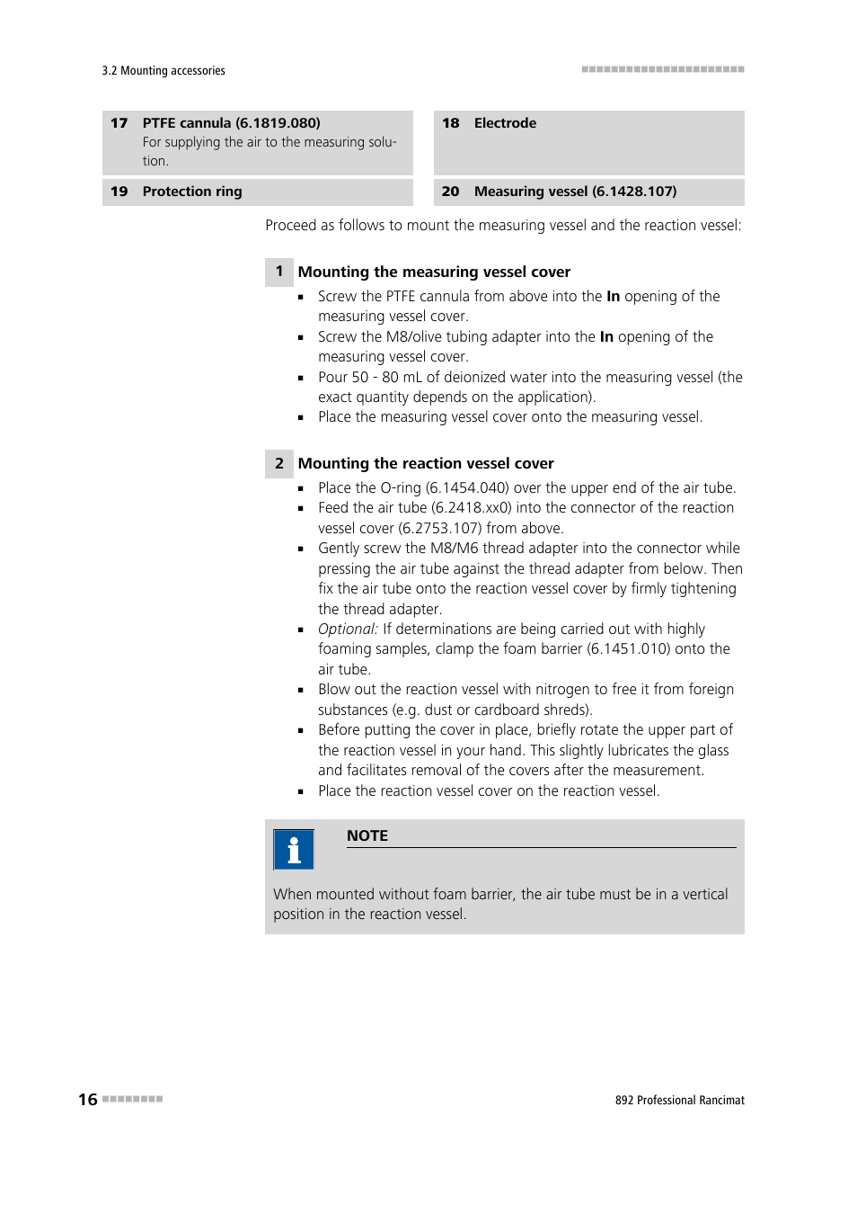 Metrohm 892 Professional Rancimat User Manual | Page 24 / 65