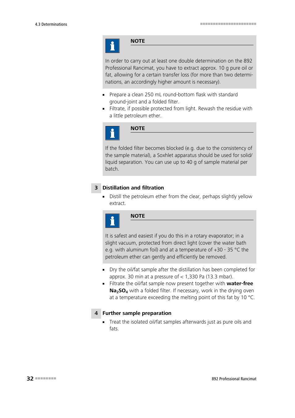 Metrohm 892 Professional Rancimat User Manual | Page 40 / 65