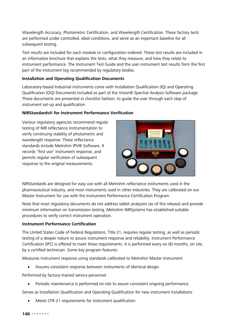 Metrohm NIRS XDS MasterLab Analyzer User Manual | Page 150 / 167