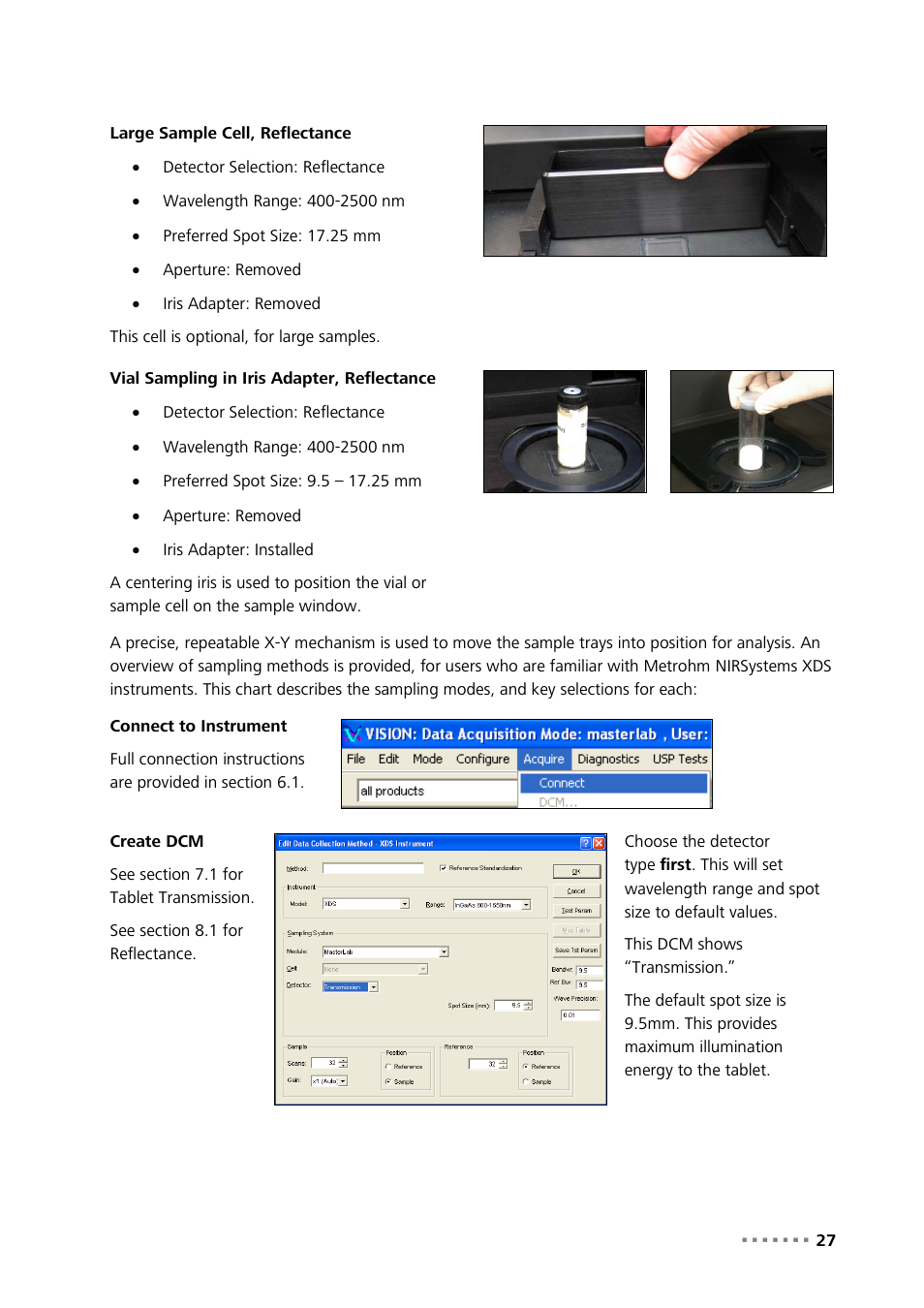 Metrohm NIRS XDS MasterLab Analyzer User Manual | Page 29 / 167