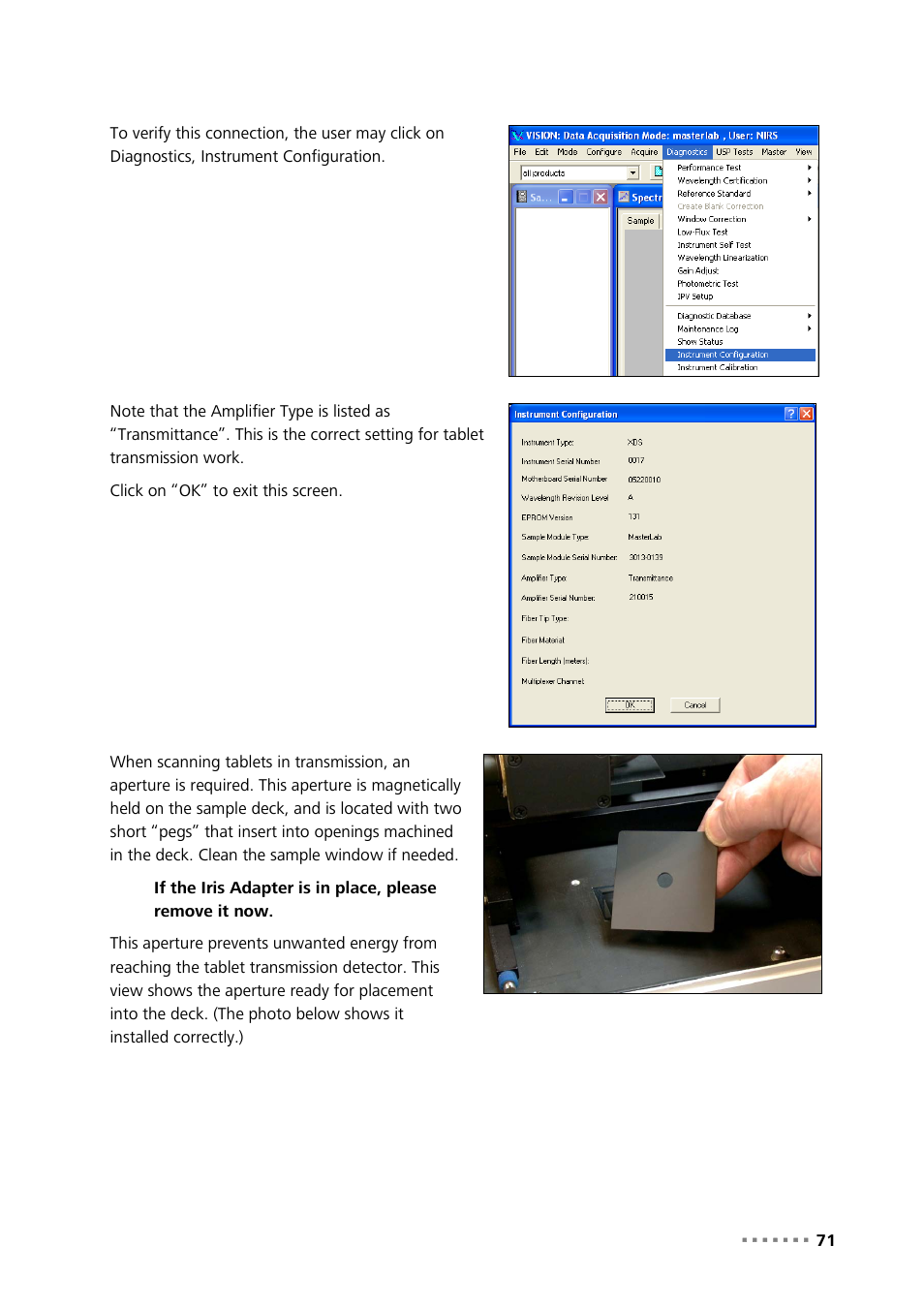 Metrohm NIRS XDS MasterLab Analyzer User Manual | Page 73 / 167