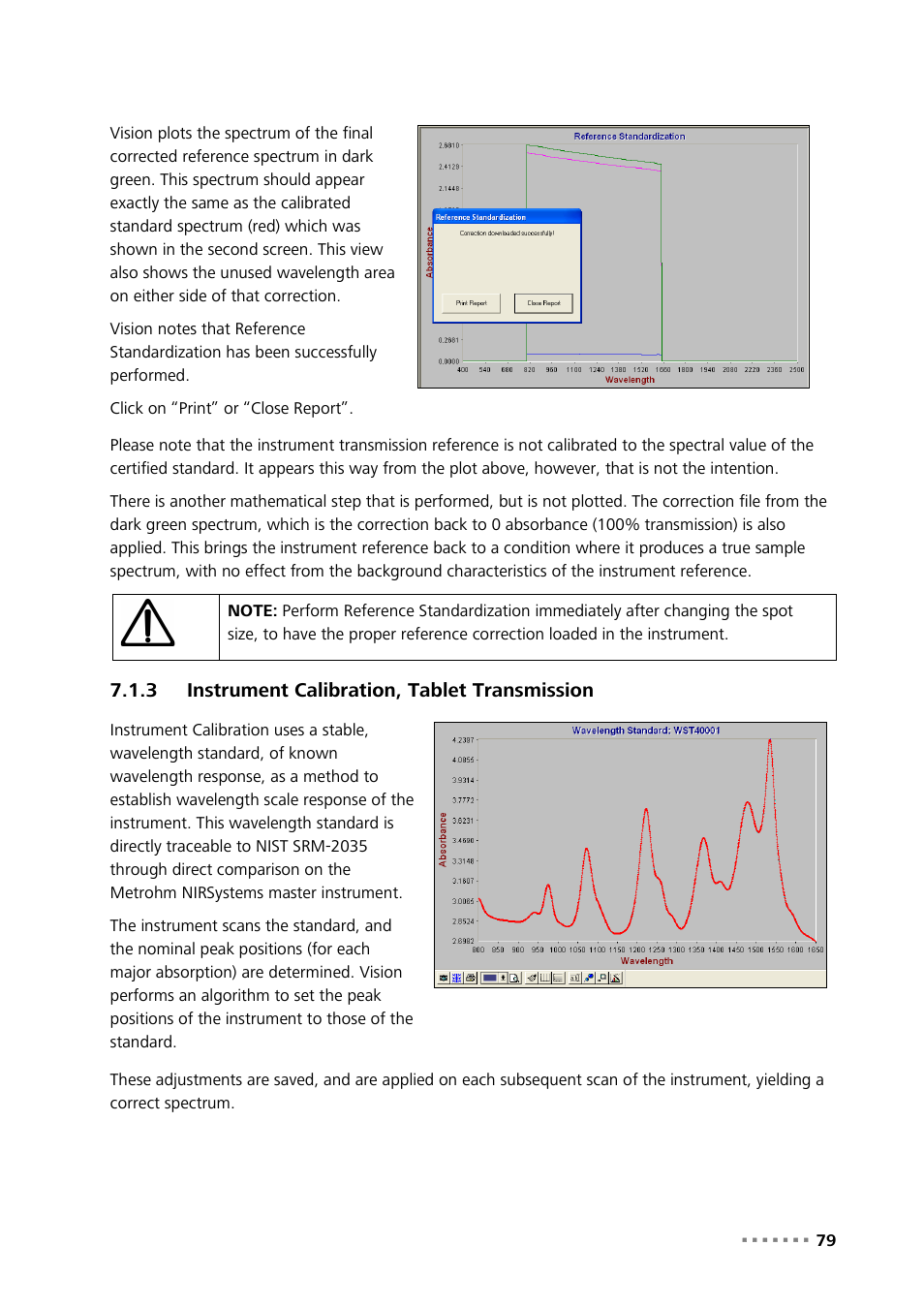 3 instrument calibration, tablet transmission, Instrument calibration, tablet transmission | Metrohm NIRS XDS MasterLab Analyzer User Manual | Page 81 / 167