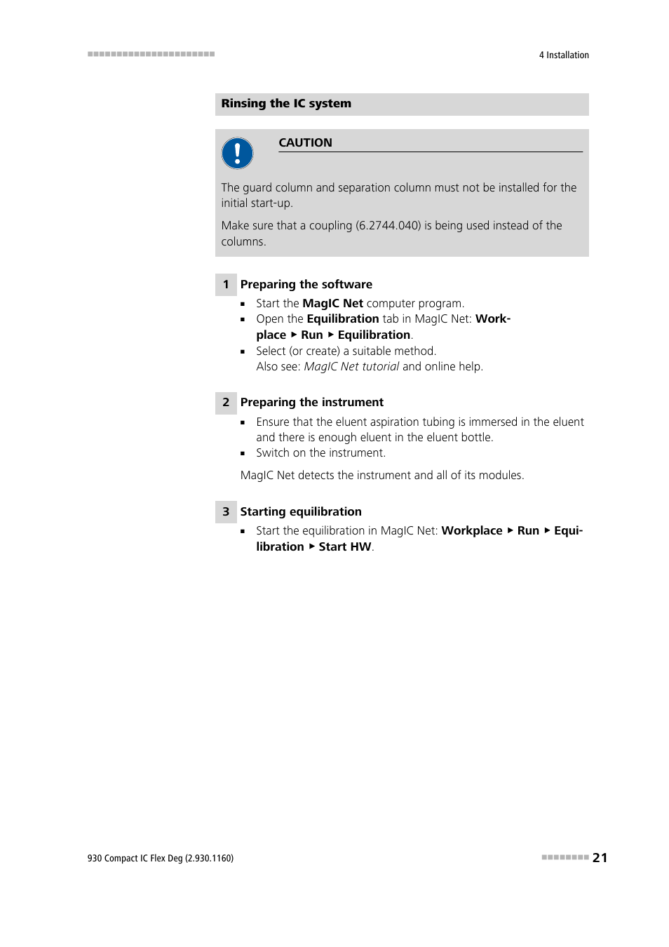 Metrohm 930 Compact IC Flex Deg User Manual | Page 29 / 41