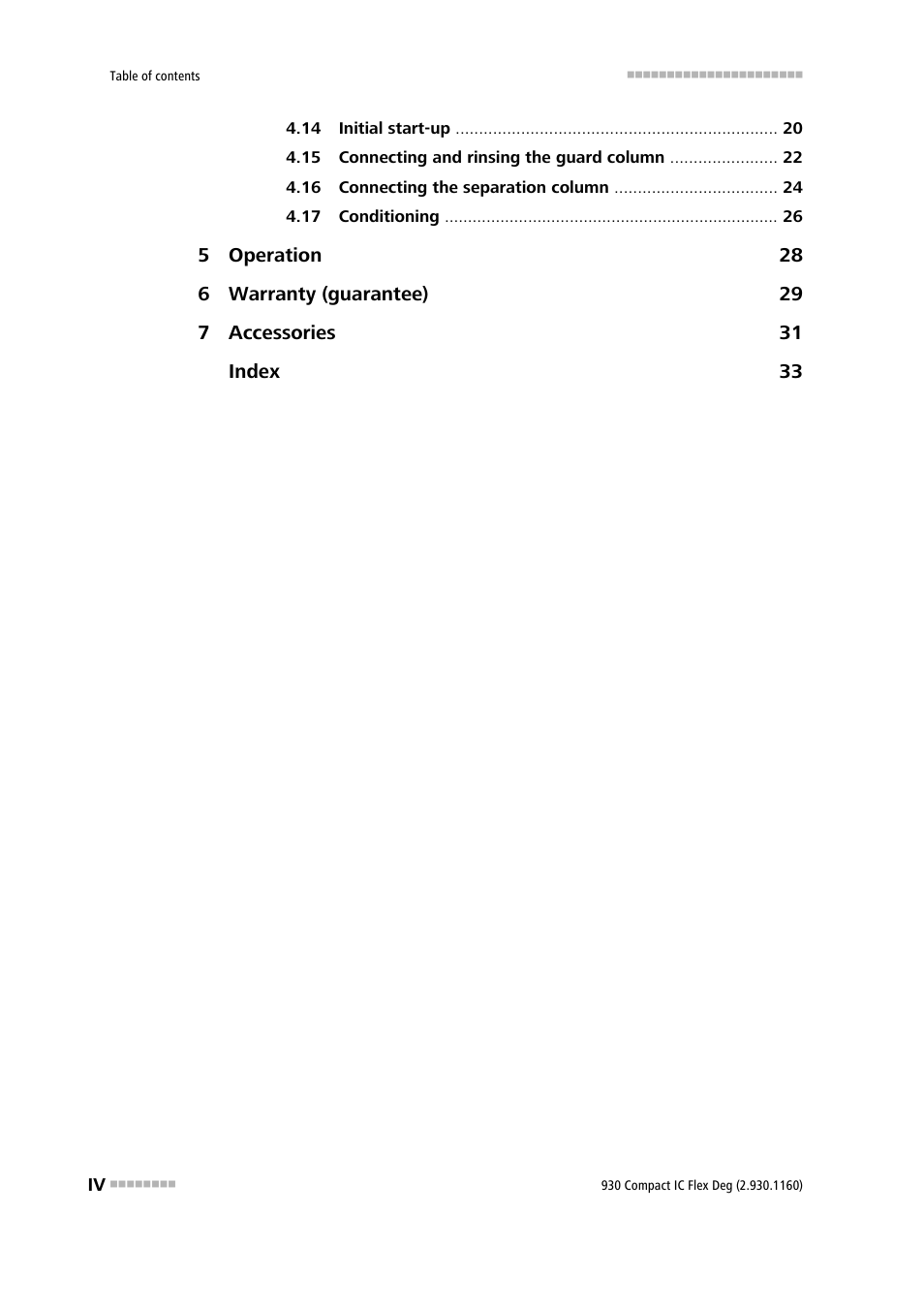 Metrohm 930 Compact IC Flex Deg User Manual | Page 6 / 41