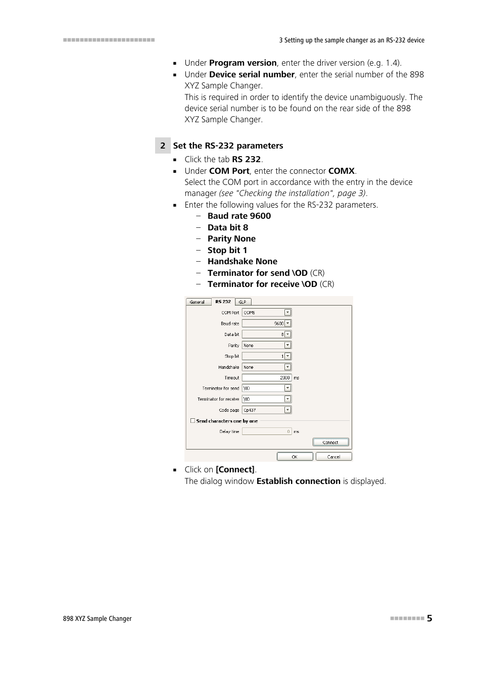Metrohm 898 XYZ Sample Changer User Manual | Page 11 / 14