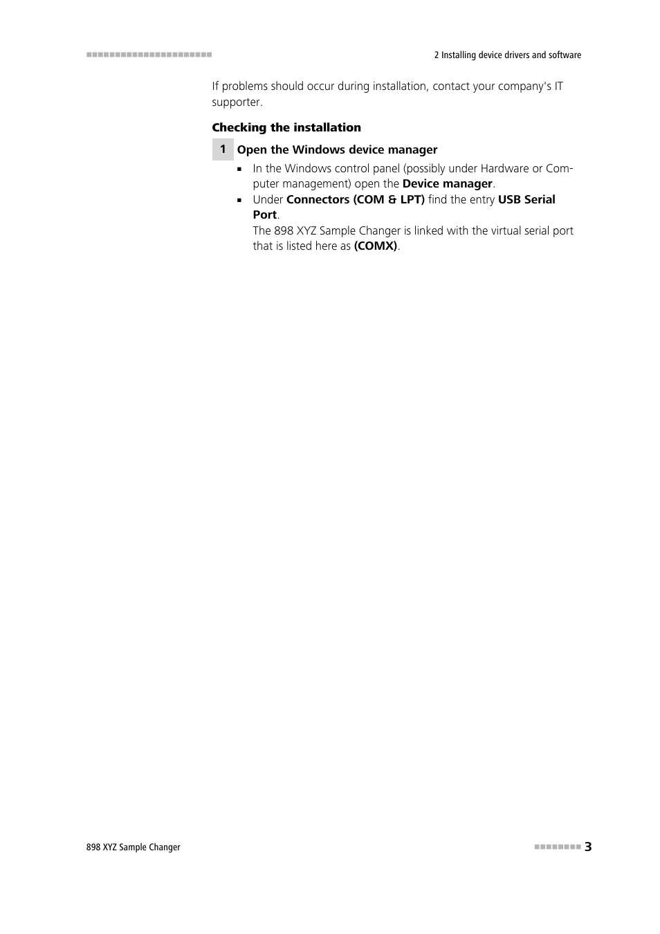 Metrohm 898 XYZ Sample Changer User Manual | Page 9 / 14