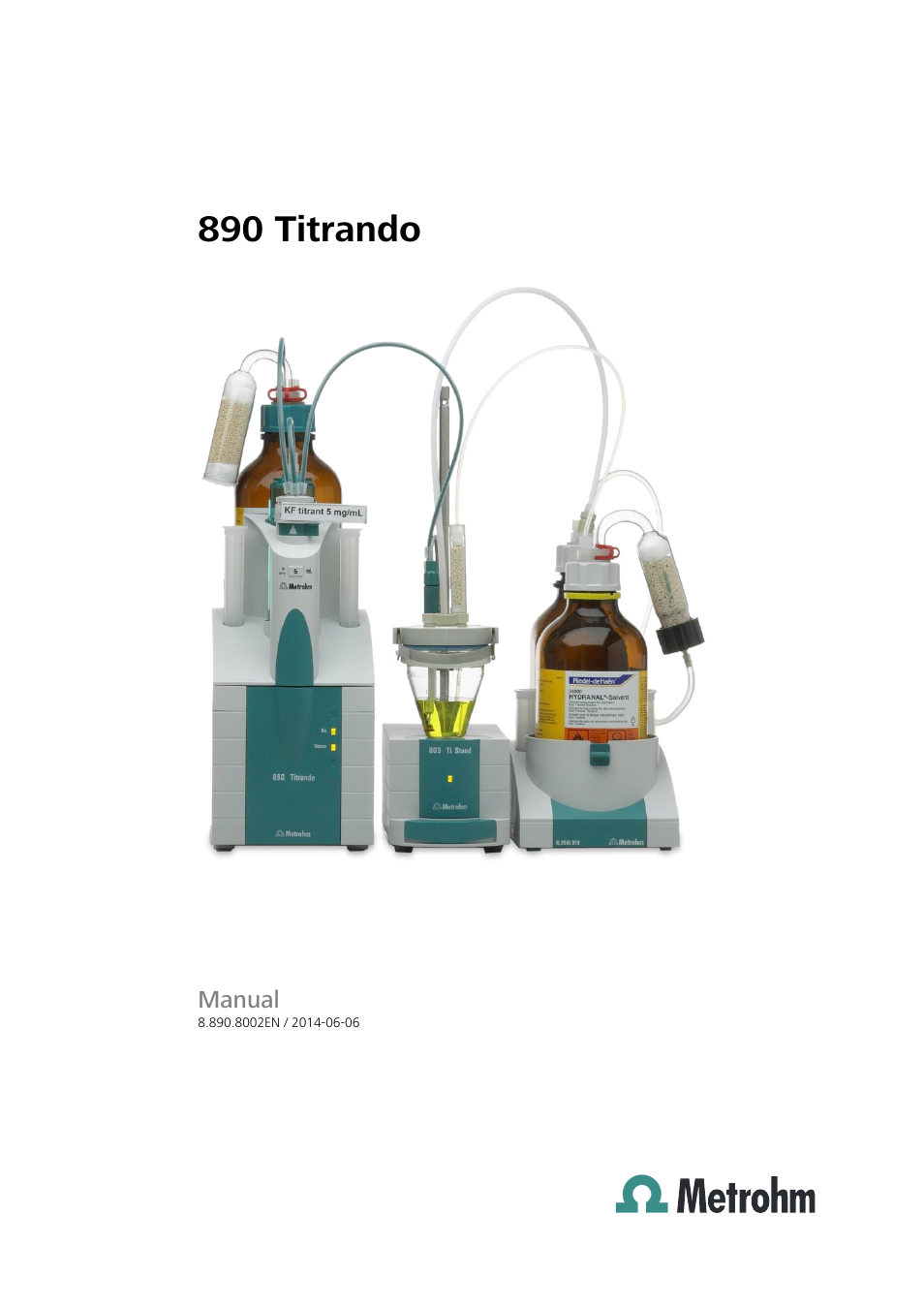 Metrohm 890 Titrando User Manual | 50 pages