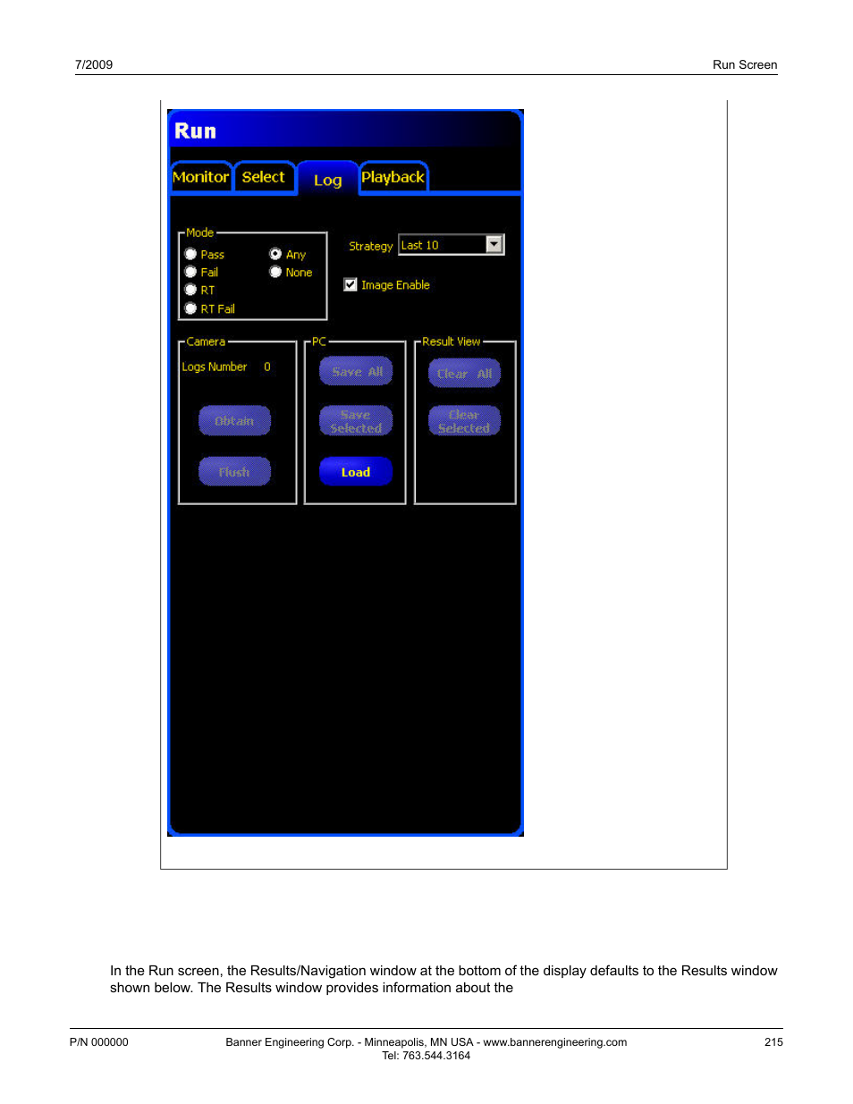 12 run results | Banner PresencePLUS P4 EDGE 1.3 Series User Manual | Page 215 / 258