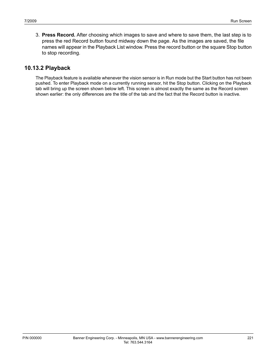 2 playback | Banner PresencePLUS P4 EDGE 1.3 Series User Manual | Page 221 / 258