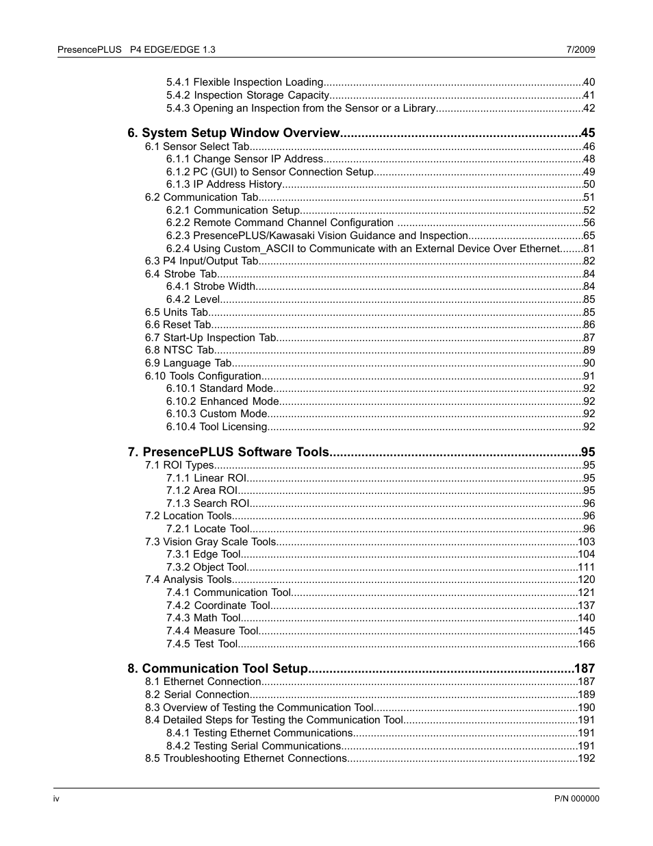 Banner PresencePLUS P4 EDGE 1.3 Series User Manual | Page 4 / 258
