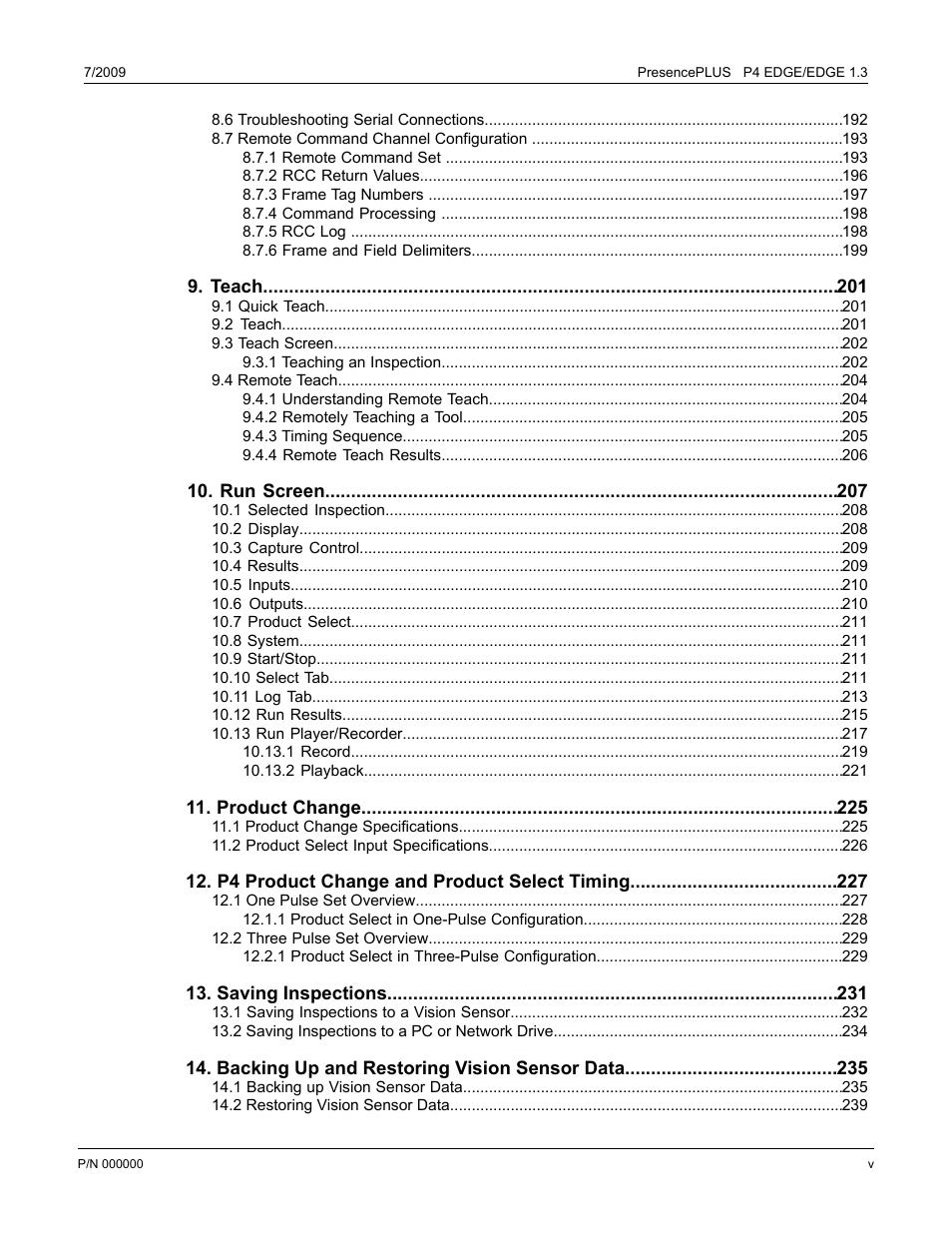 Banner PresencePLUS P4 EDGE 1.3 Series User Manual | Page 5 / 258