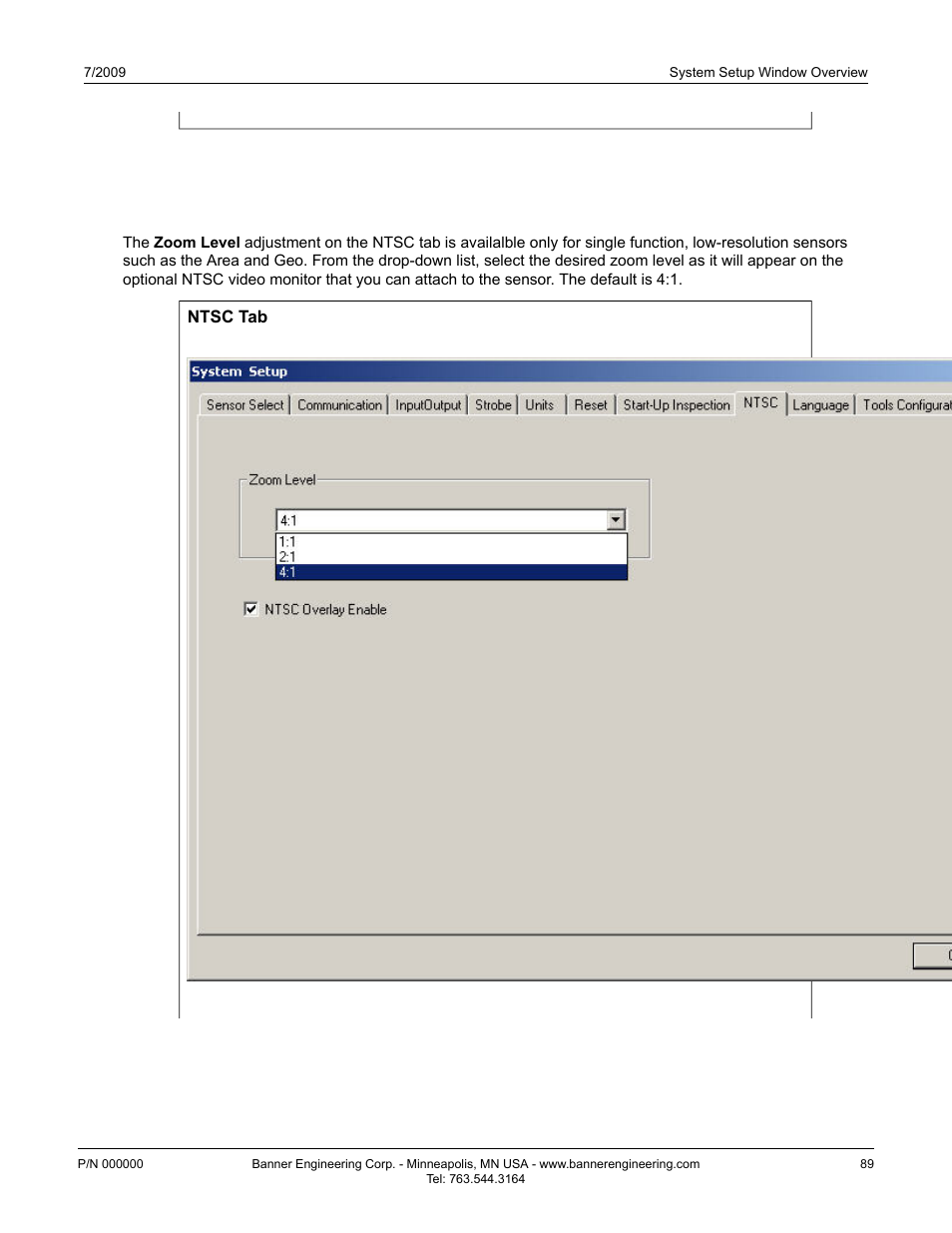 8 ntsc tab, Ntsc tab6.8 ntsc tab | Banner PresencePLUS P4 EDGE 1.3 Series User Manual | Page 89 / 258