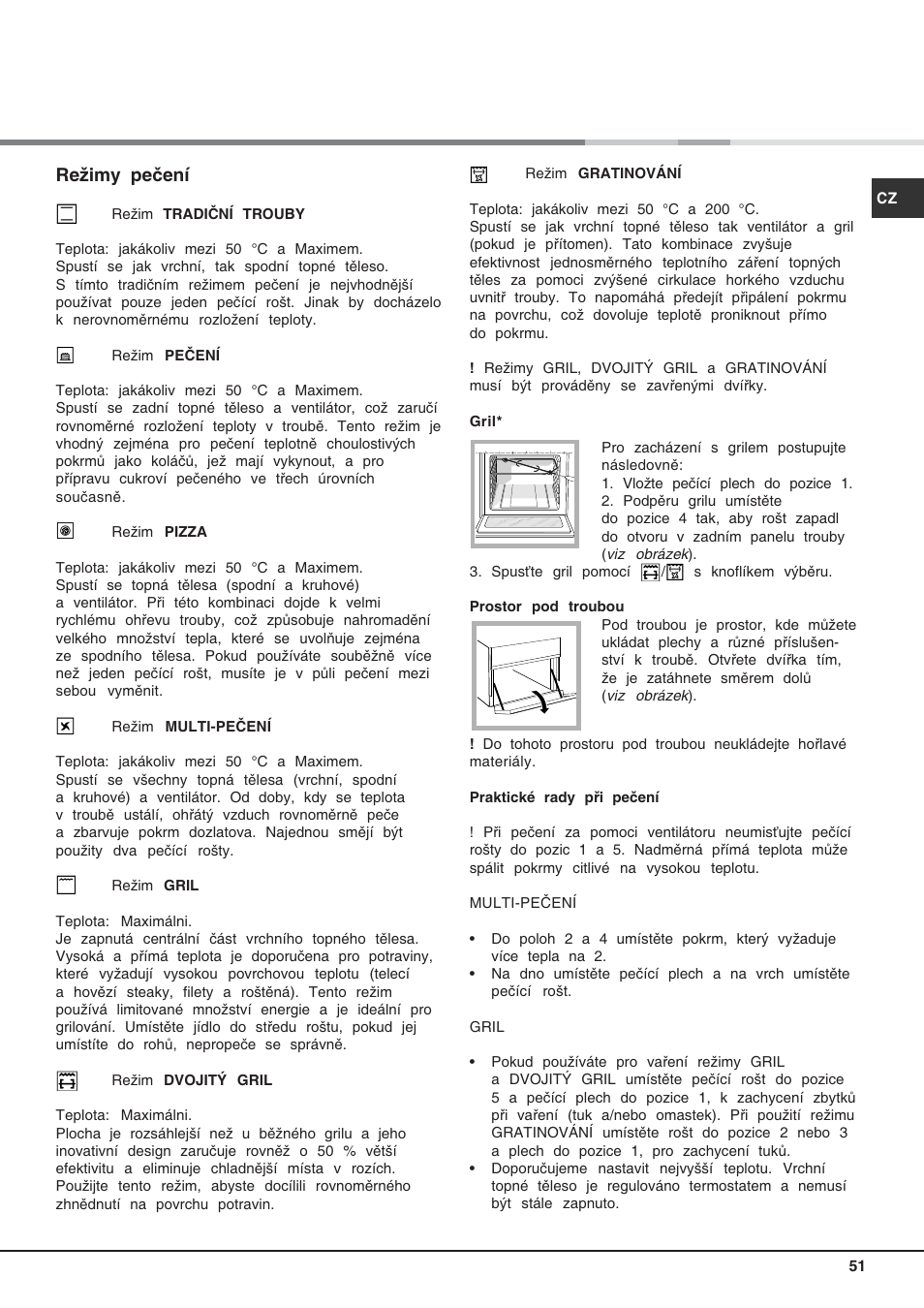 Hotpoint Ariston C 3 VP6 R/HA User Manual | Page 51 / 60