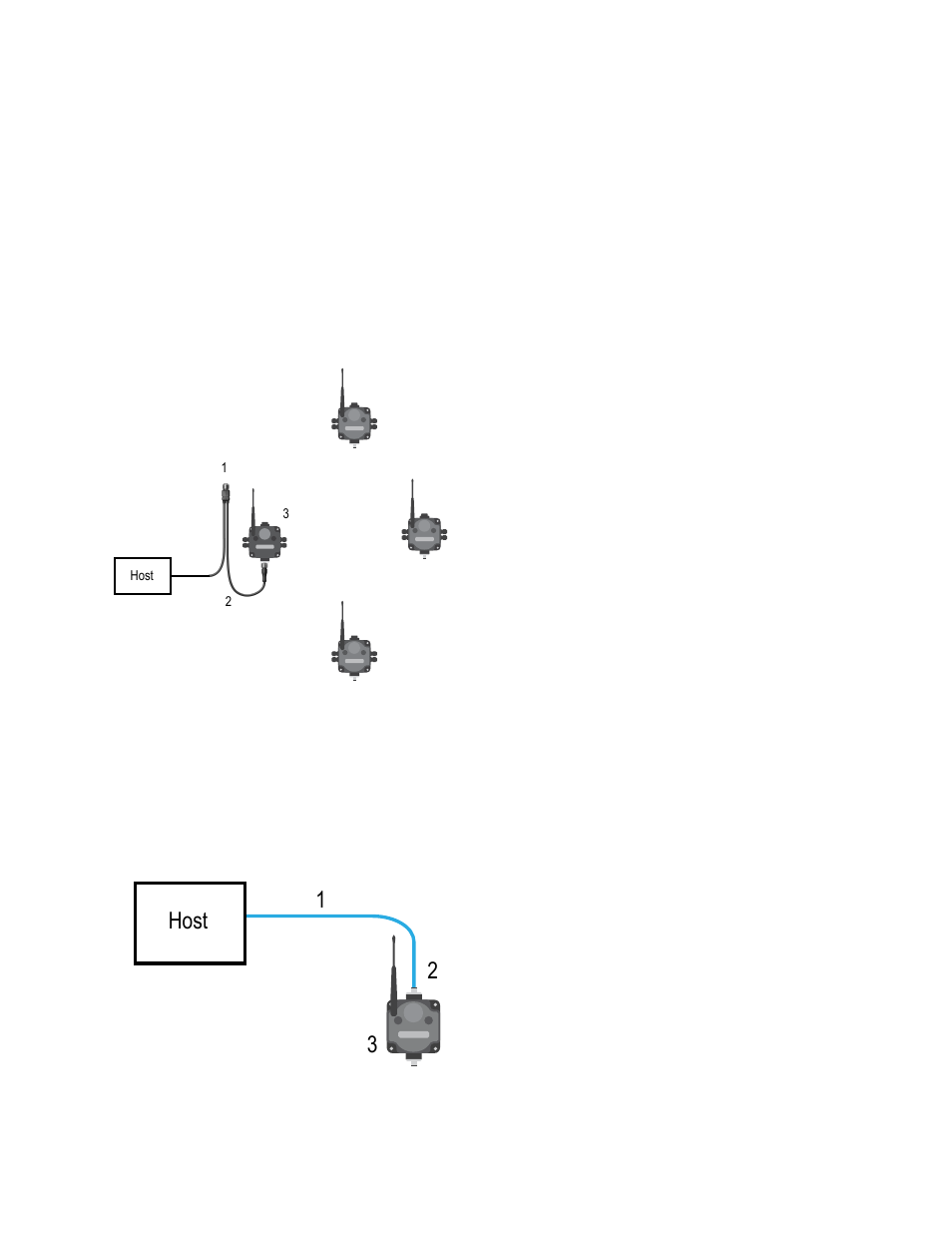 3 web-based configuration, Host 1 2 3 | Banner SureCross DX80 Wireless Networks User Manual | Page 10 / 43