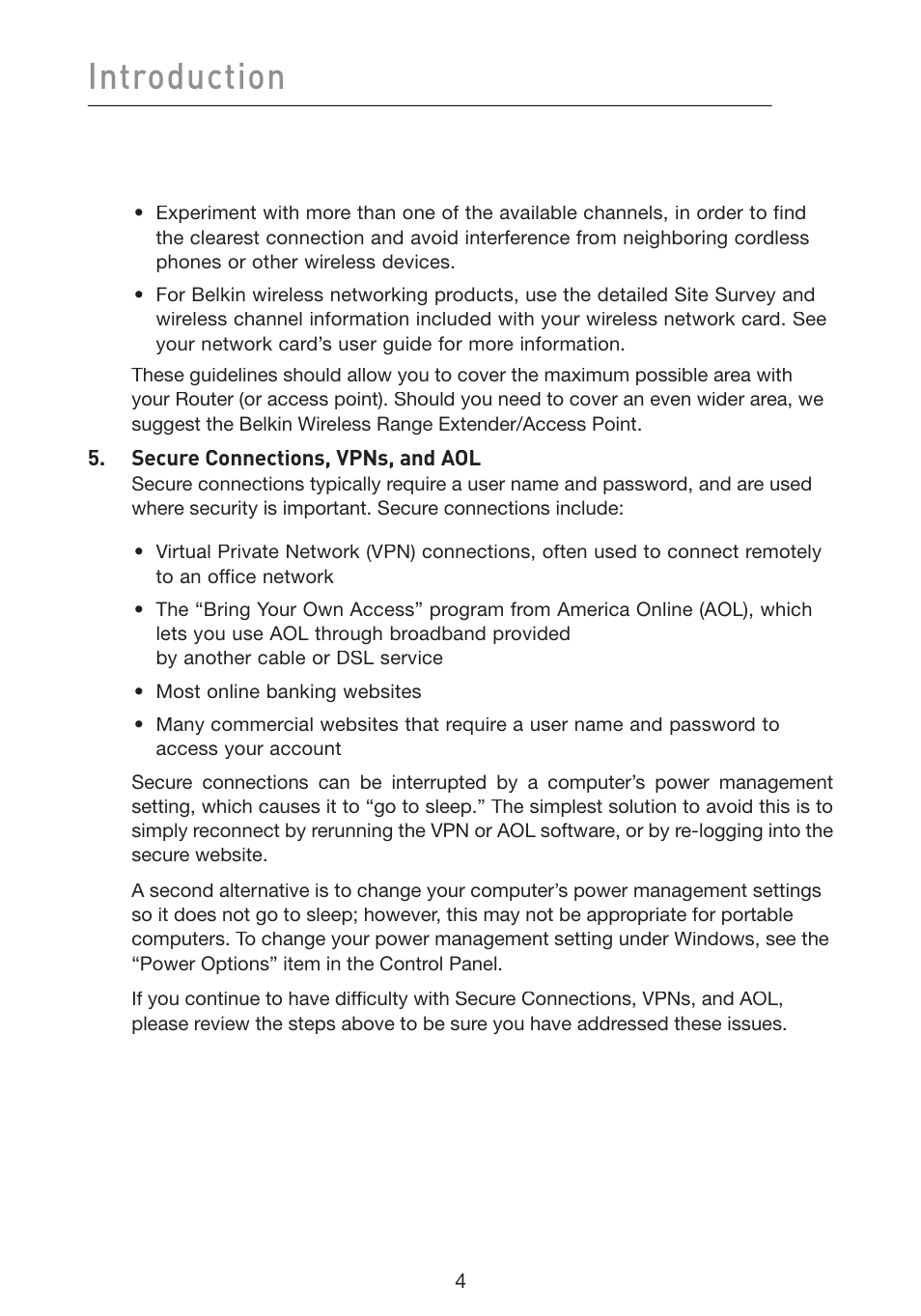 Introduction | Belkin Wireless G Plus MIMO Router F5D9230-4 User Manual | Page 8 / 120