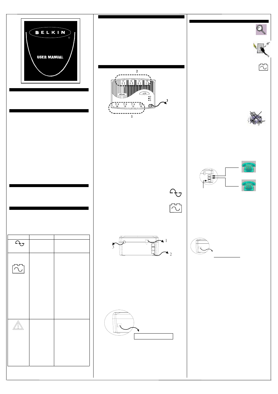 Belkin F6H350-USB User Manual | 2 pages