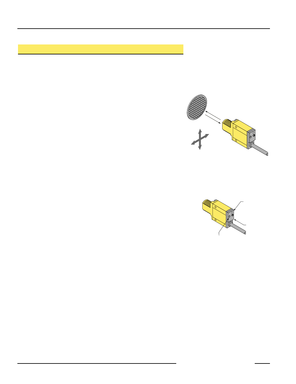 Mini-beam, Sensors, Mini-beam installation and alignment | Banner MINI-BEAM Series User Manual | Page 2 / 8