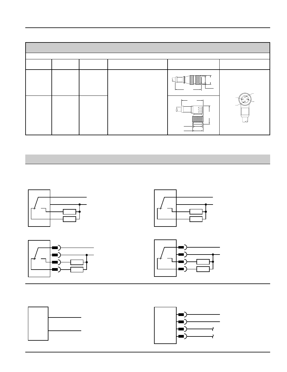 Qm42 series, Quick disconnect (qd) cables, Hookup diagrams | Banner QM42 Series User Manual | Page 5 / 6