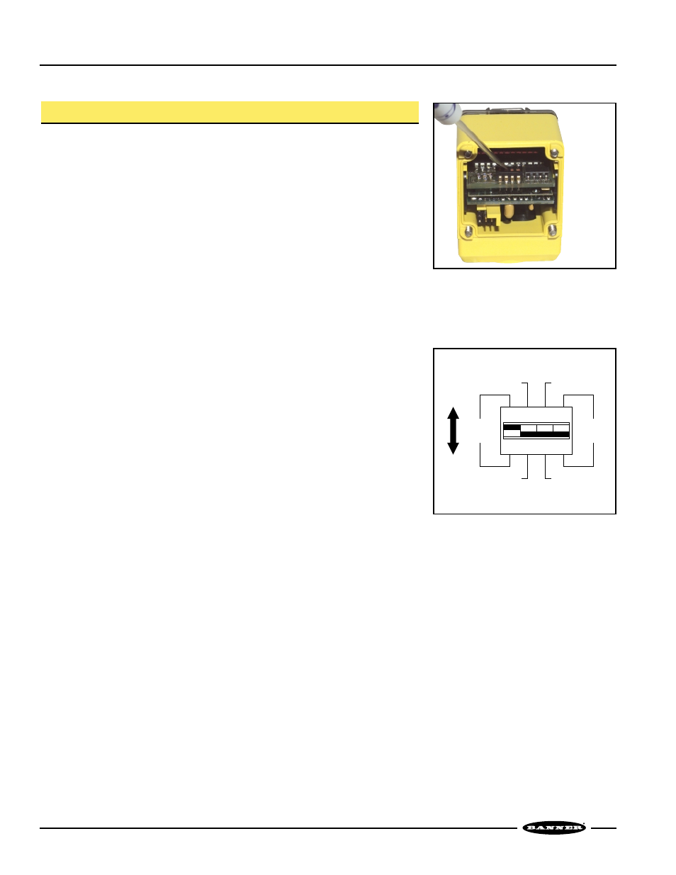 Omni-beam sensor heads, Sensor head programming | Banner OMNI-BEAM Series User Manual | Page 4 / 12