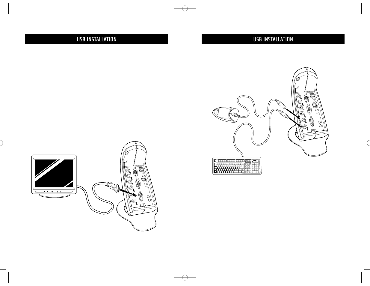 Usb installation | Belkin F1DS102T User Manual | Page 10 / 21