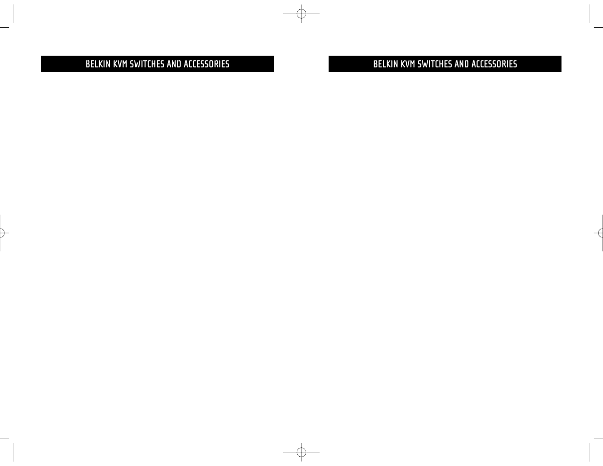 Belkin kvm switches and accessories | Belkin F1DS102T User Manual | Page 15 / 21