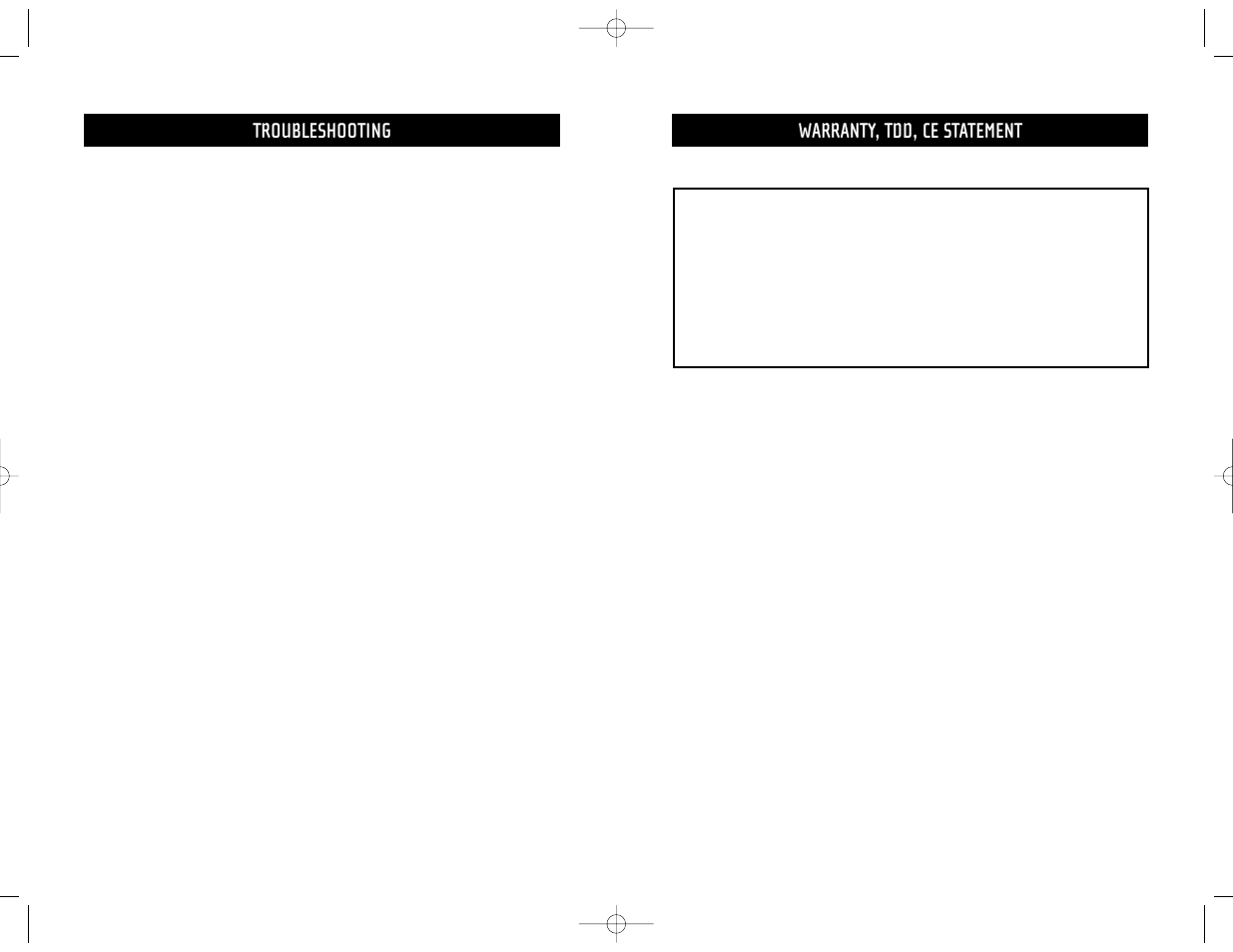 Warranty, tdd, ce statement, Troubleshooting | Belkin F1DS102T User Manual | Page 20 / 21