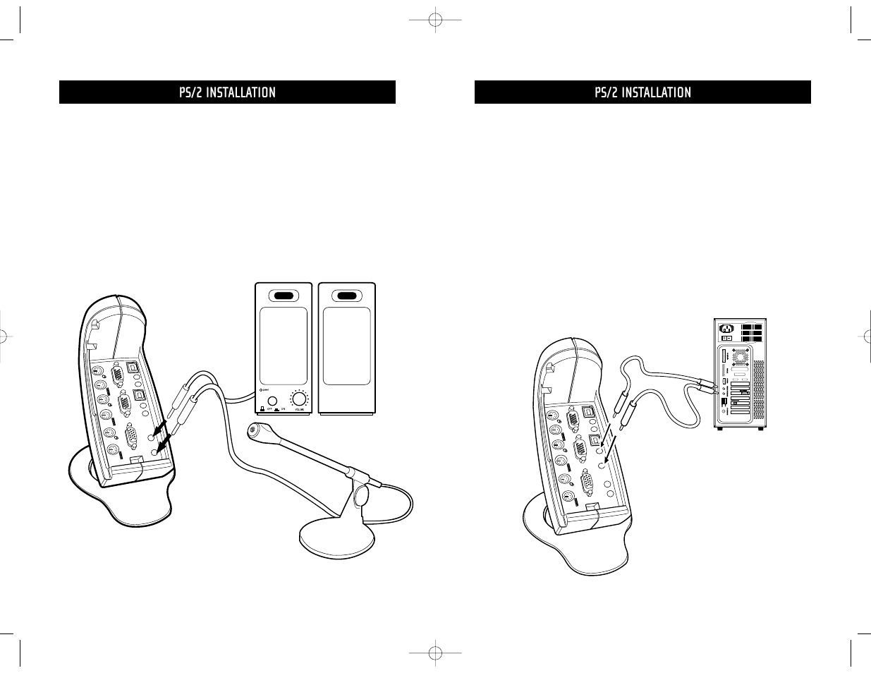 Ps/2 installation | Belkin F1DS102T User Manual | Page 9 / 21