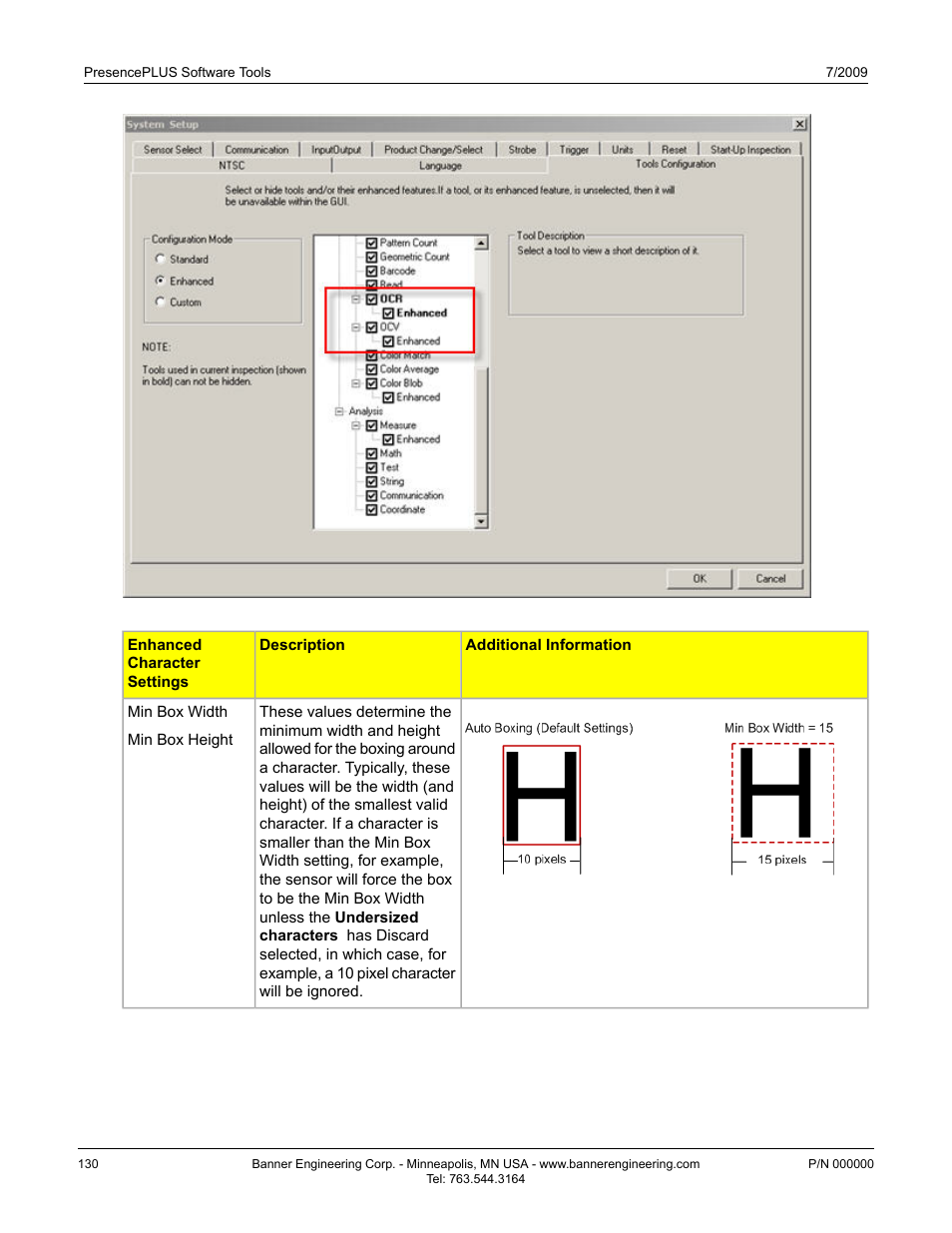 Banner PresencePLUS BCR 1.3 Series User Manual | Page 130 / 306
