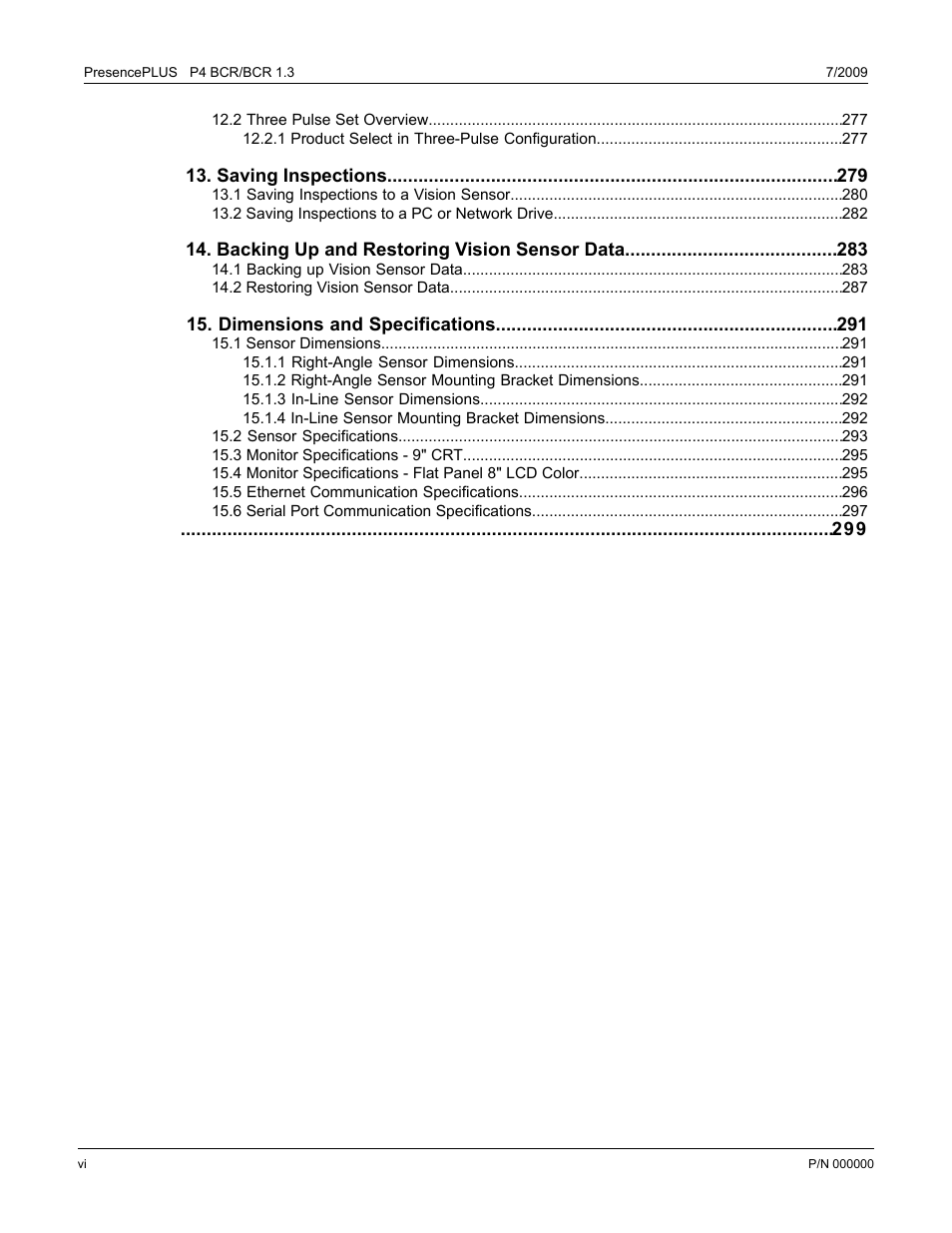 Banner PresencePLUS BCR 1.3 Series User Manual | Page 6 / 306