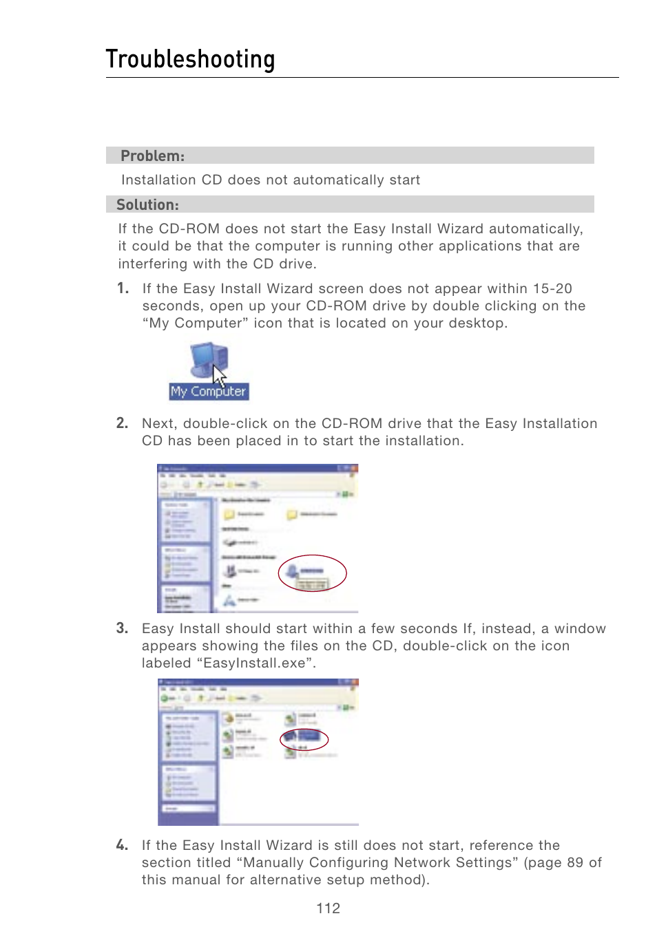 10 troubleshooting, Troubleshooting | Belkin F5D7230AU4P User Manual | Page 114 / 136