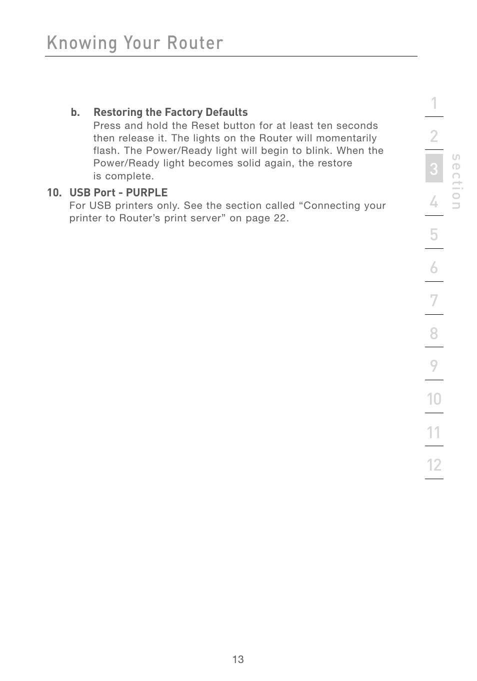 Knowing your router | Belkin F5D7230AU4P User Manual | Page 15 / 136