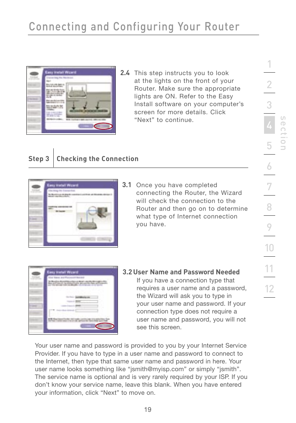 Connecting and configuring your router | Belkin F5D7230AU4P User Manual | Page 21 / 136